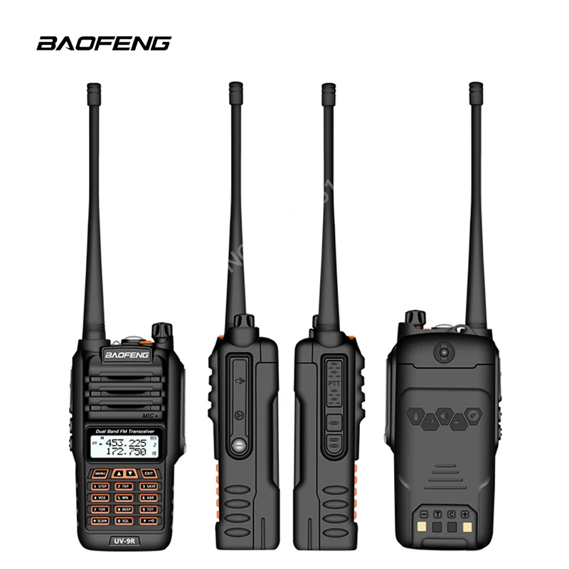 Baofeng влагонепроницаемые walkie talkie UV 9R 8 Вт UHF/VHF рация диапазон 5 км cb радио