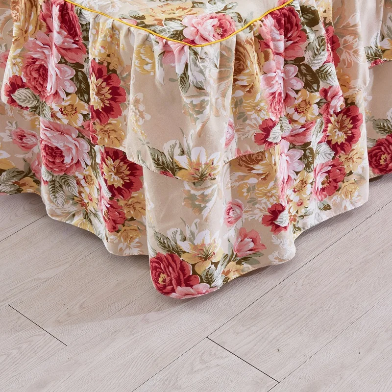 36 Rufflers Корейская кровать юбка матрас покрывало Комплект постельного белья