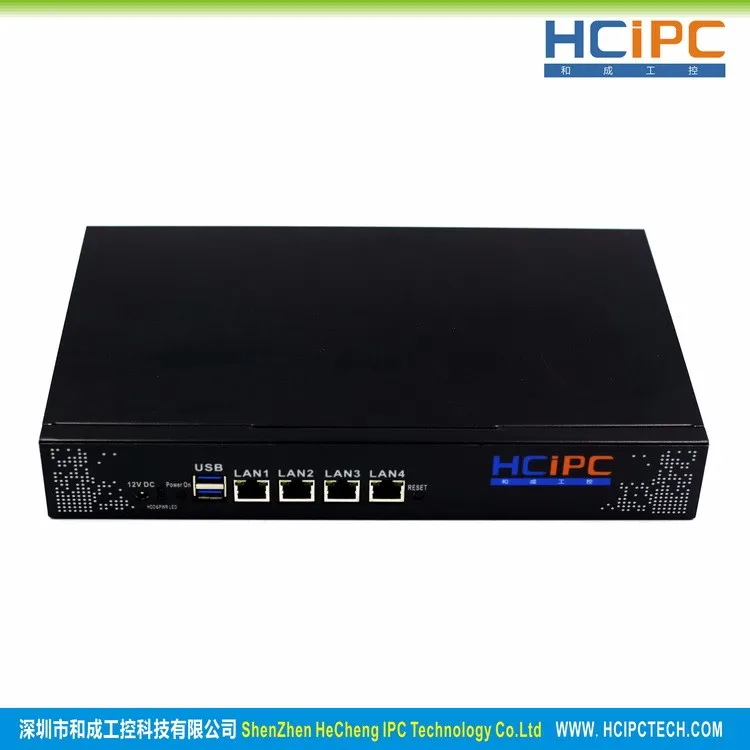 HCiPC B201-M12 HCL-SJ1900-4LA, BayTrail 82583V 4LAN мини брандмауэр Barebone, 4LAN мини маршрутизатор, мини ПК, 4LAN материнская плата