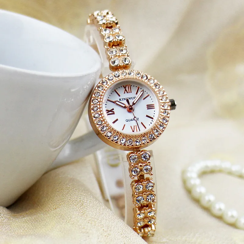 Relogio Feminino дропшиппинг бренд класса люкс Для женщин часы золотого цвета с