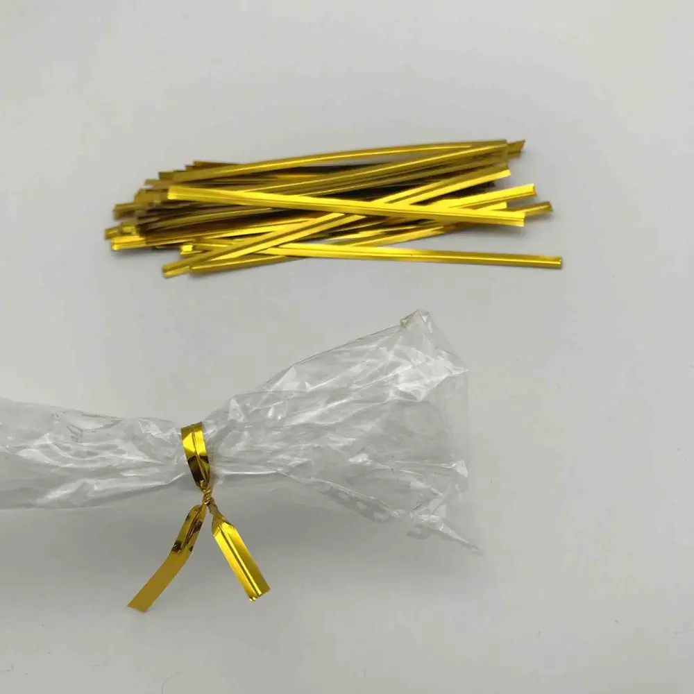 Бумажная веревка для закрытия сумки - Цвет: 10cm 3.9inch 1000pcs