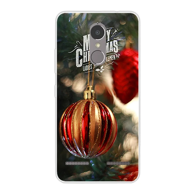 Силиконовый чехол для lenovo K6 power Fundas для lenovo K6 power 5,0 ''дизайн для рождественского сезона чехол для телефона для lenovo Vibe K6 Fundas - Цвет: 33