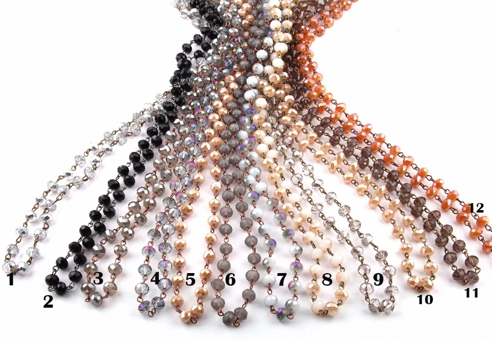 Оптовая продажа модные богемные этнические ювелирные изделия 5*8 Хрустальный