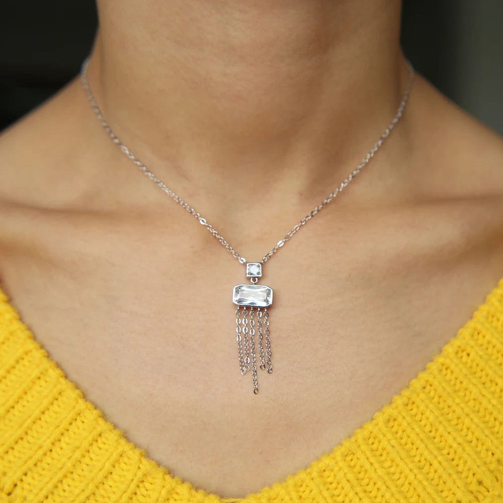 Модная богемная цепочка с кисточками элегантный женский подарок большое