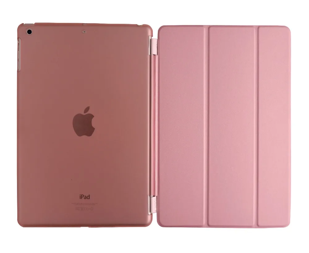 Новый чехол для 2017 Apple новый iPad 9.7 искусственная кожа тонкая магнитная спереди Smart
