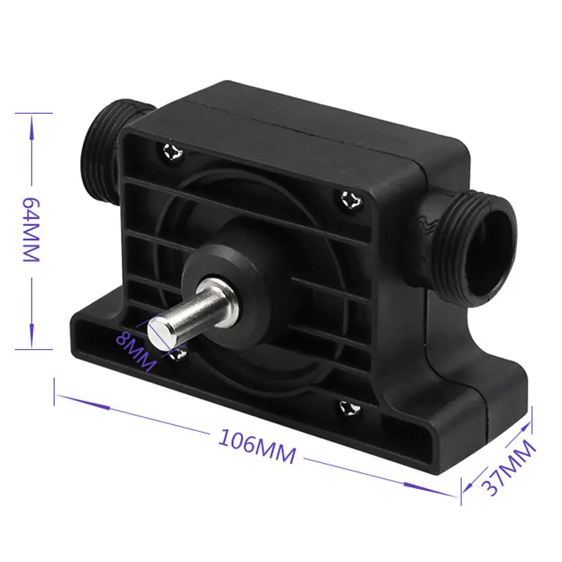 Портативный насос мини электрические дрели насос высокой мощности насос насоса поставляется стандарт с двумя разъемами для сверл патроны
