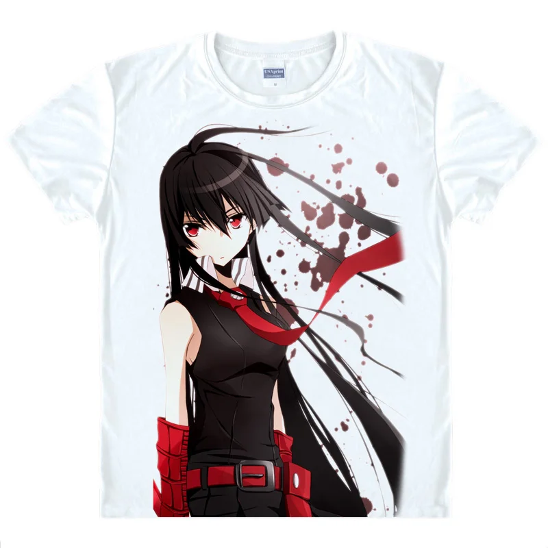 Style 13 Coolprint аниме рубашка Акаме ga футболки Kill мульти-стиль короткий рукав ночной рейд Акаме Slashes Косплей Motivs хентай рубашки - Цвет: Style 13