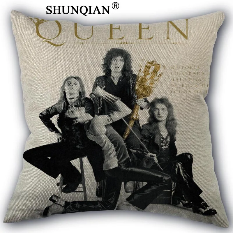 Новое поступление индивидуальный чехол для подушки Queen band s декоративный 45x45 см