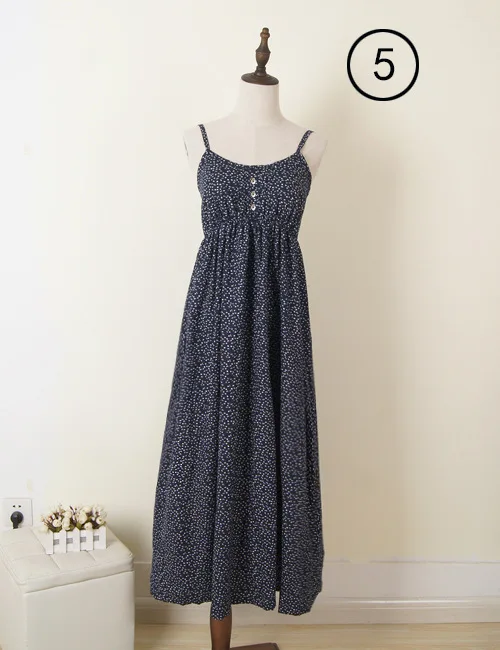 woman dress 5 RealShe, женское вечернее платье, длинное, летнее, бохо платье, без рукавов, цветочный принт, пляжное платье, туника, макси платье, сарафан, Vestidos De Festa - Цвет: woman dress 5