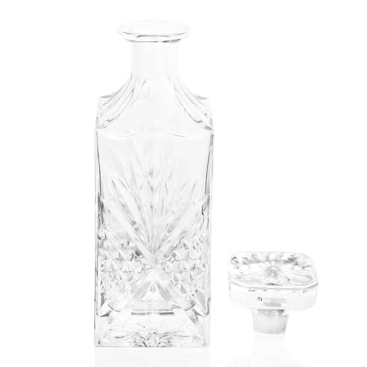 Веселое Рождество 850 мл Кристальный Диамант вин карафес виски Bouteille En Verre pour les
