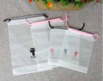 30 шт EVA scrub30 скраб пакет пластиковая сумка для Одежды Drawstring упаковка мешок нижнее