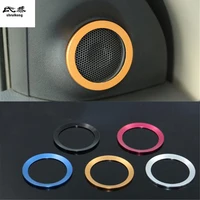 2pcslot aluminum alloy or stainless steel a pillar speaker decoration cover for 2013 2018 mitsubishi outlander