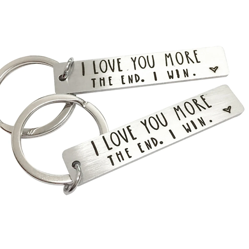 Брелок для ключей с надписью I LOVE YOU MORE|Брелоки| |