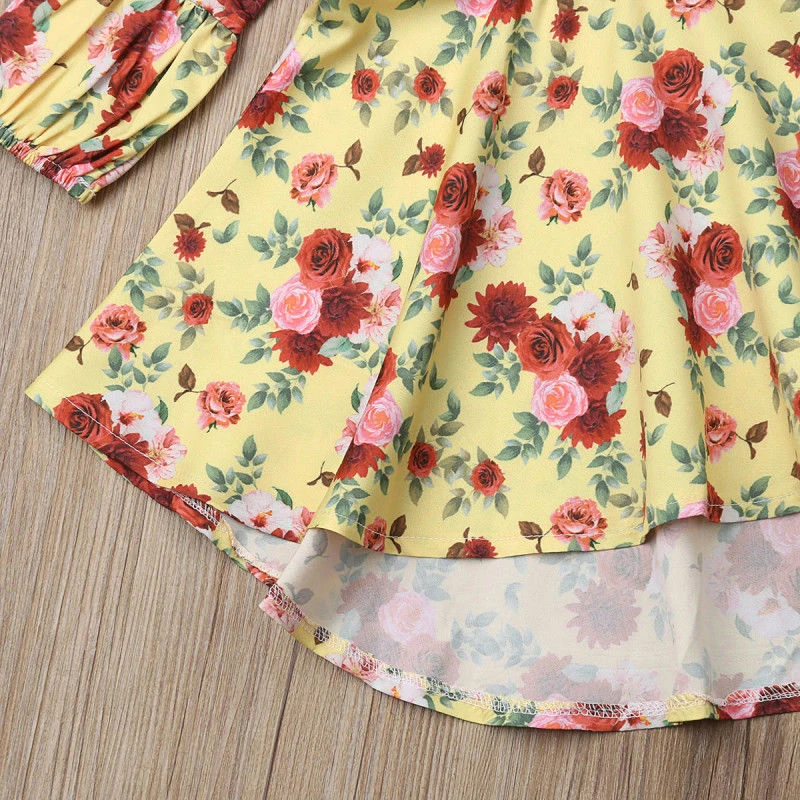 Платья для маленьких девочек праздничное платье принцессы с длинными рукавами и