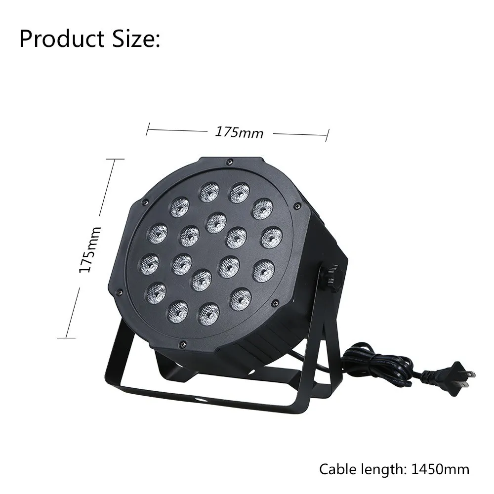 Быстрая доставка 18*15 Вт мини led par мыть луч пятно сценический эффект света для DJ disco