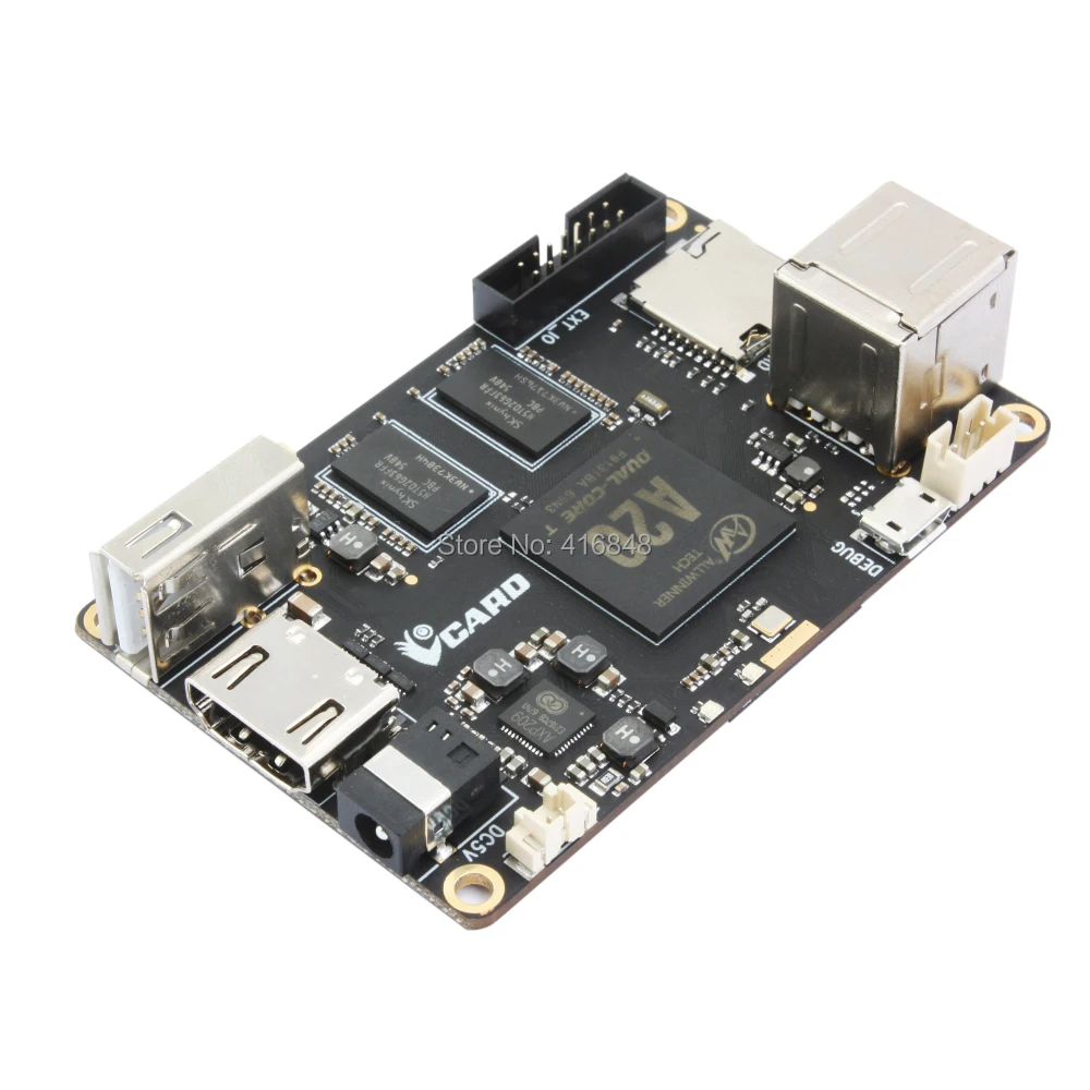 Video Card View Vision VCard Board with Allwinner A20 CPU capture video through HD ELP USB Camera | Безопасность и защита