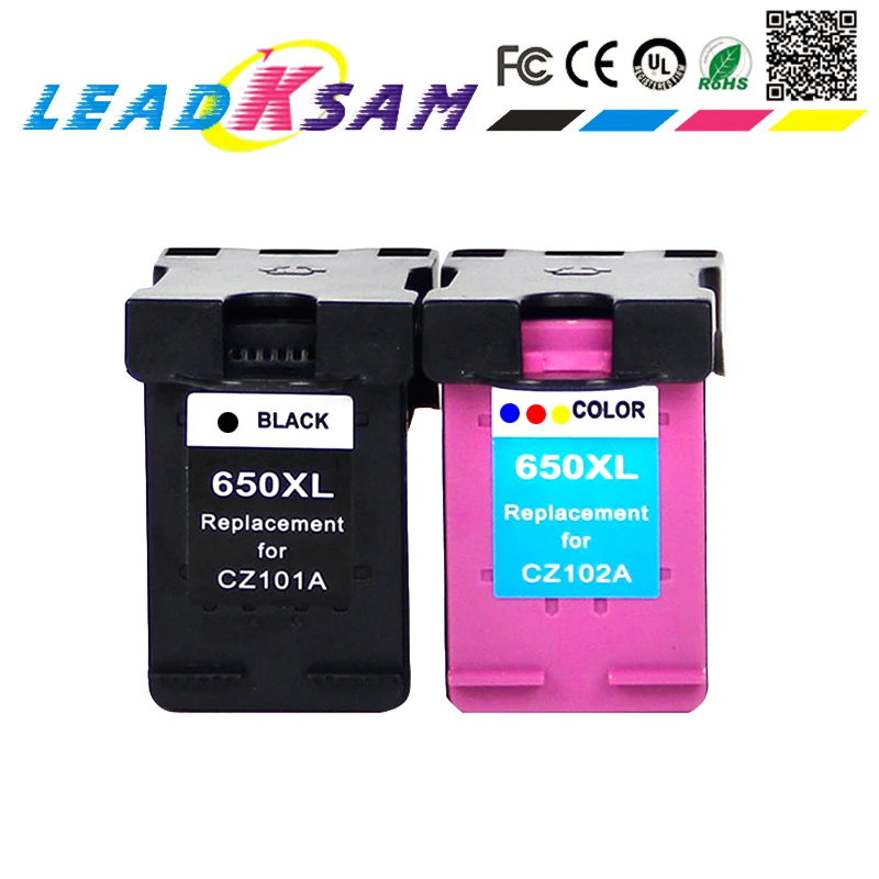 ink cartridge replace Compatible for HP 650 650XL HP650 Deskjet Inks 2515 1015 1515 2545 2645 printer | Компьютеры и офис