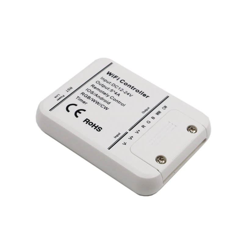 5 Channels Wifi LED RGB Controller DC12-24V / WW CW for Strip Applicable to IOS and Android Mobile | Лампы и освещение