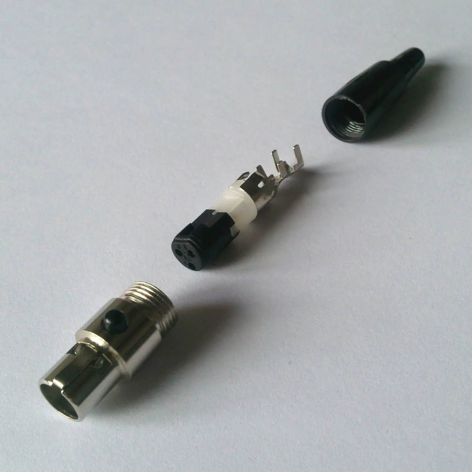 2 предмета в комплекте 3 контактный XLR Женский мини аудиоразъем для микрофона TA3F
