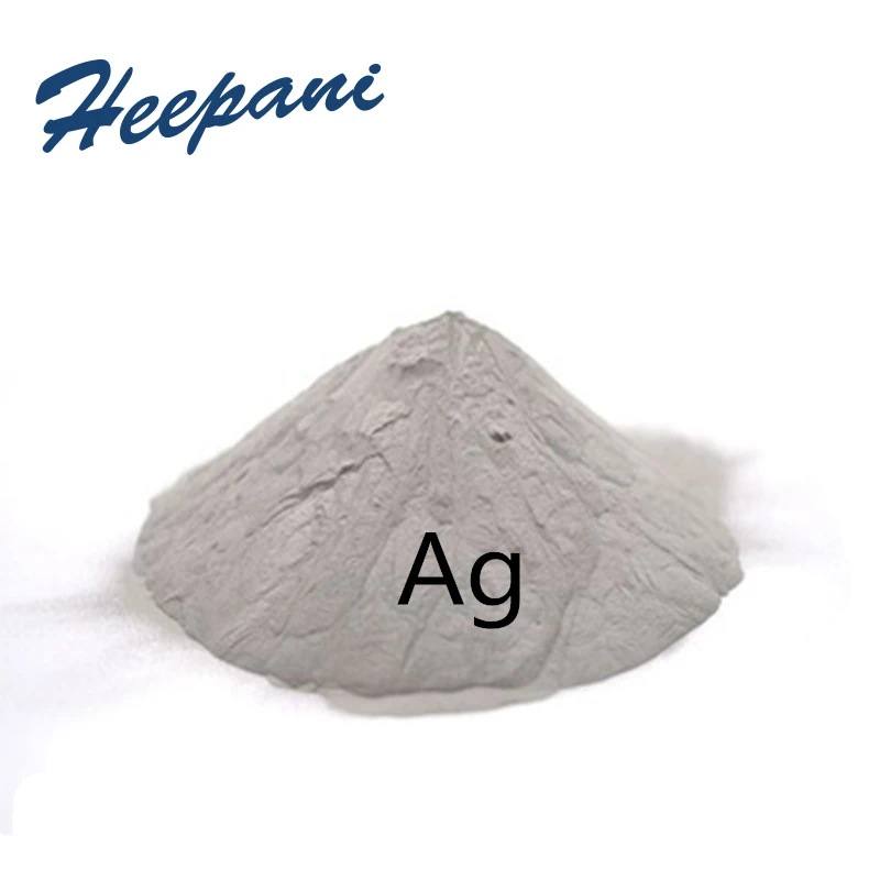

Free shipping high purity 50nm Silver Ag powder with ball shape ultrafine pure conductive silver powder for research