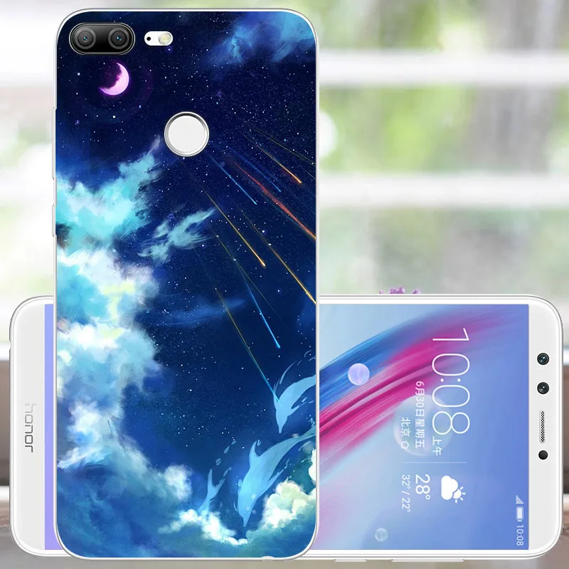 Мягкий чехол для huawei honor 9 lite силиконовый защитная задняя крышка бампер телефона