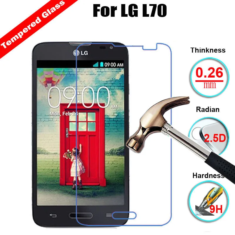 2 шт./лот защитная пленка из закаленного стекла для LG L90 L70 L Fino D295 K8 K4 K10 G5 K5 L Bello D331