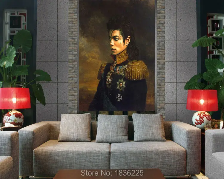 Ручная работа портрет Майкла Джексона картина маслом на холсте для декора