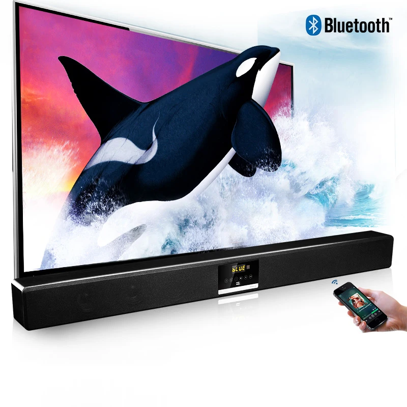 Nobsound sa-705 дерево 60 Вт Беспроводной Bluetooth Колонка Sound Bar DSP объемного звука 5.1 ТВ базы