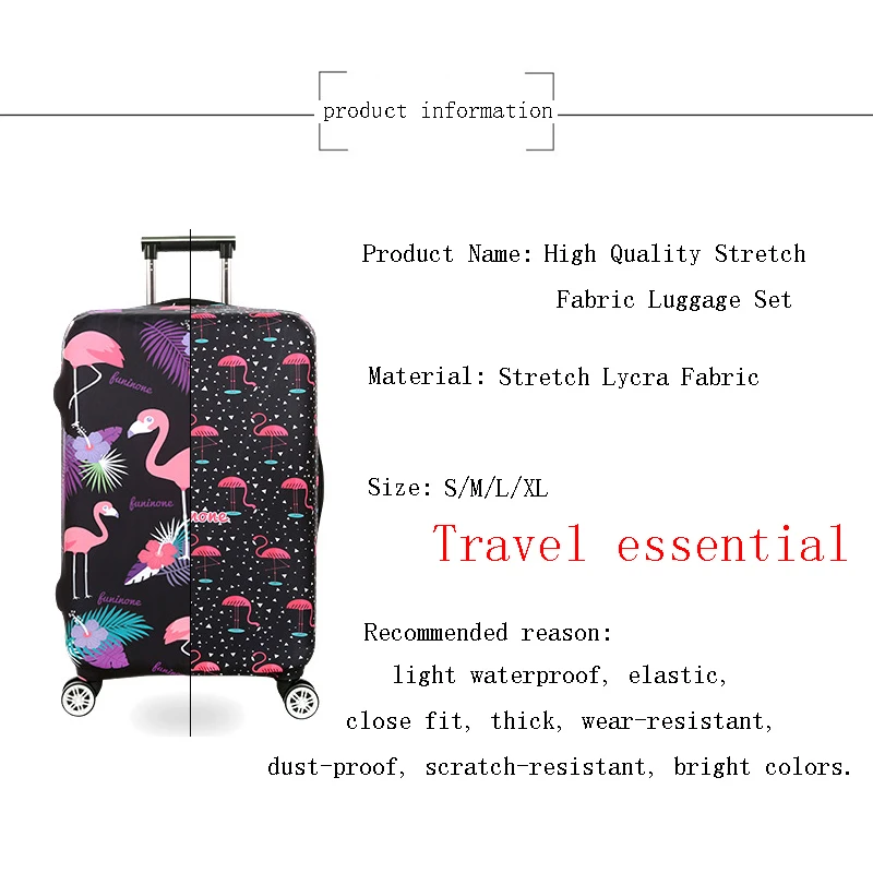 Аксессуары для путешествий Чехол чемодана защита багажа пылезащитный чехол