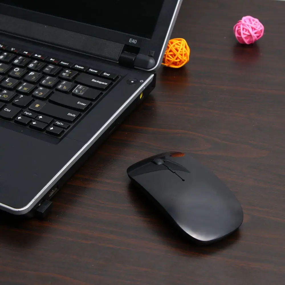Универсальная игровая мышь тонкая беспроводная оптическая для HP bu005tu 15q bu003tu by001au