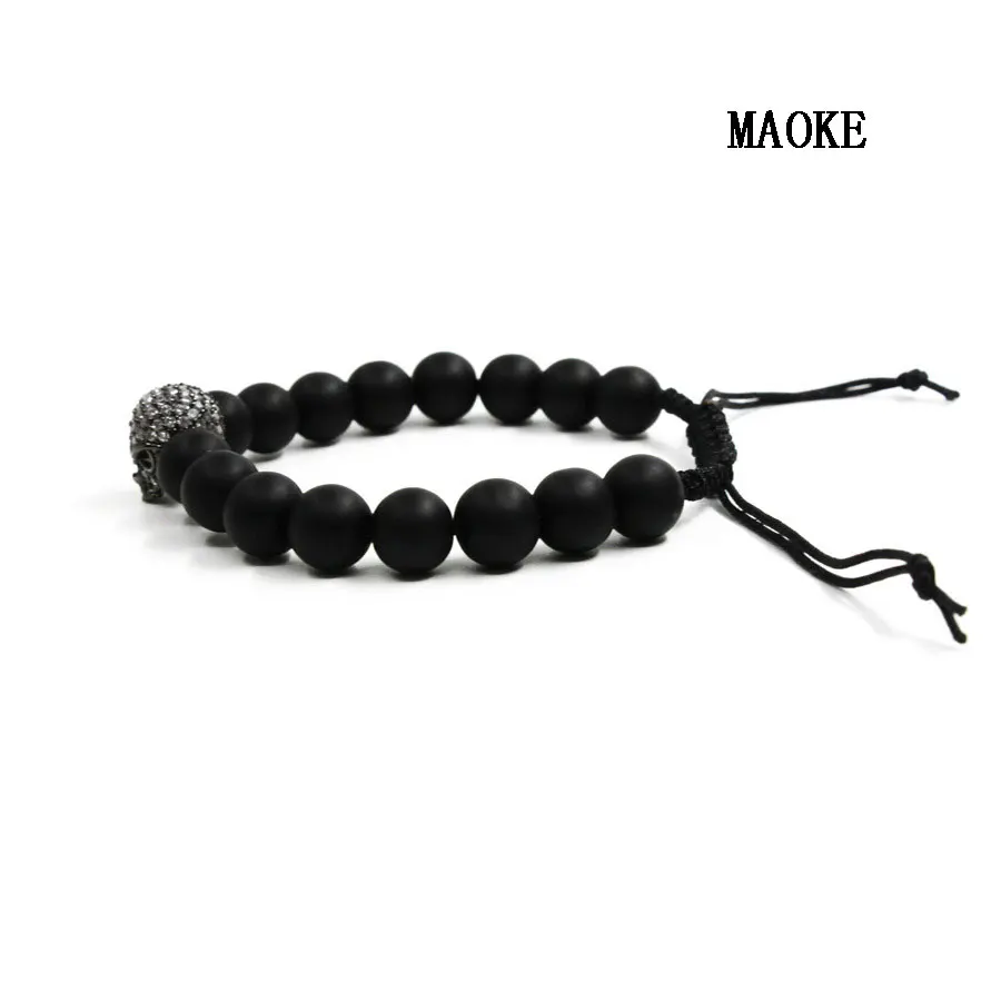 

Promotions New Micro-inlaid Zircon Bracelet Skull Tiger Eye Volcanic Lava Bracelet New Fashion Jewelry for Women's Fashion Gifts