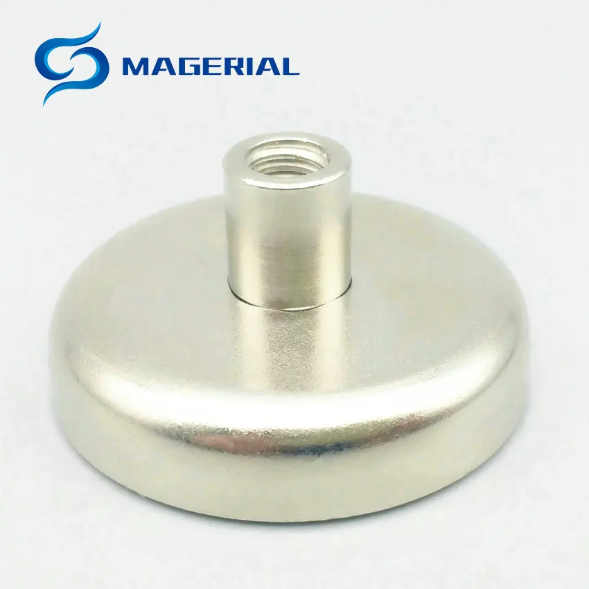 Магнитные горшки диаметром 42 мм магнитные Женская резьба держатель латексная