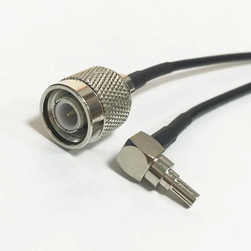 Новый беспроводной модем кабель TNC штекер переключатель CRC9 правый угол разъем RG174