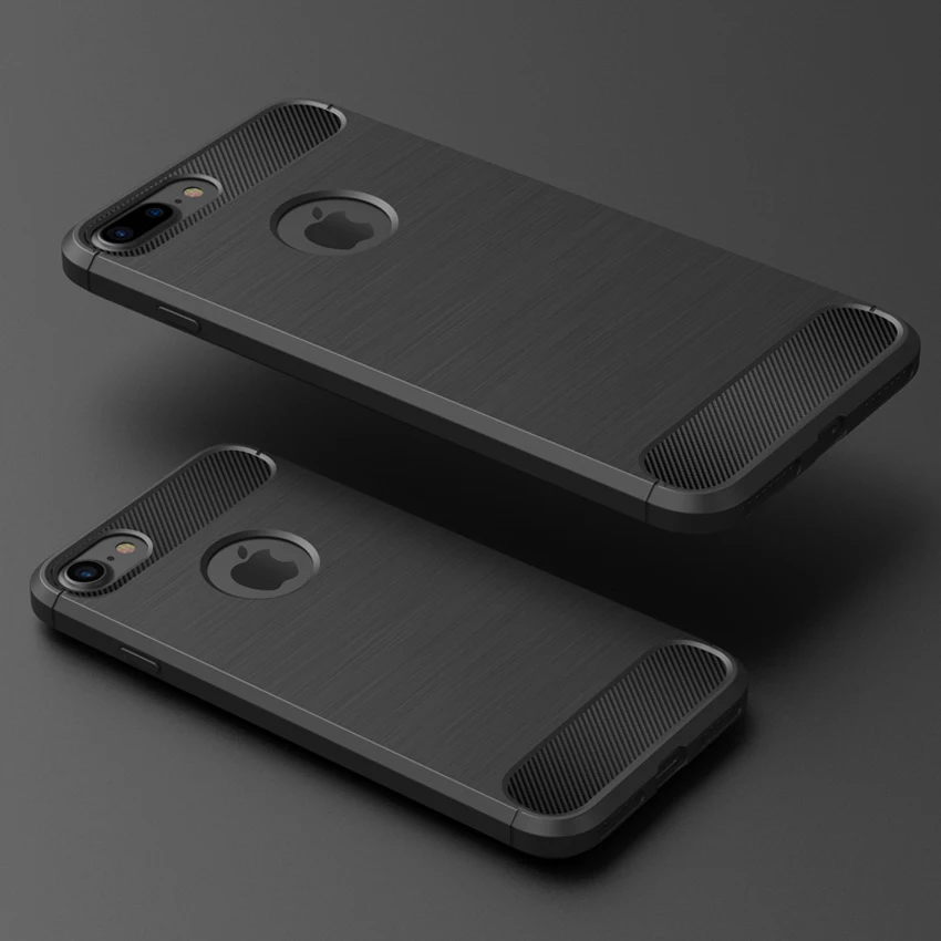 New Soft TPU Carbon Fiber Phone Case For iPhone X 8 7 Plus 6 6s 5 5s SE XS MAX XR 11 Pro Max Luxury Armor Silicone Shockproof |