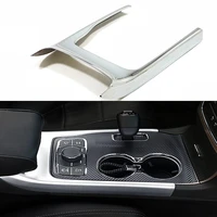 car interior for jeep grand cherokee 2014 2015 2016 2017 2018 gear shift box panel cover trim styling accessories