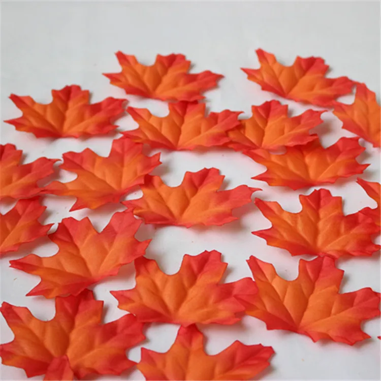 100 шт Искусственные Шелковые кленовые листья для дома Свадебные украшения