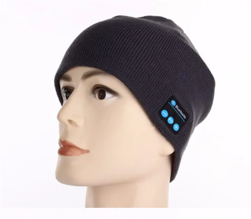 Новый мягкий теплый Beanie шляпа Gorro Беспроводной Bluetooth Smart Кепки гарнитура наушники