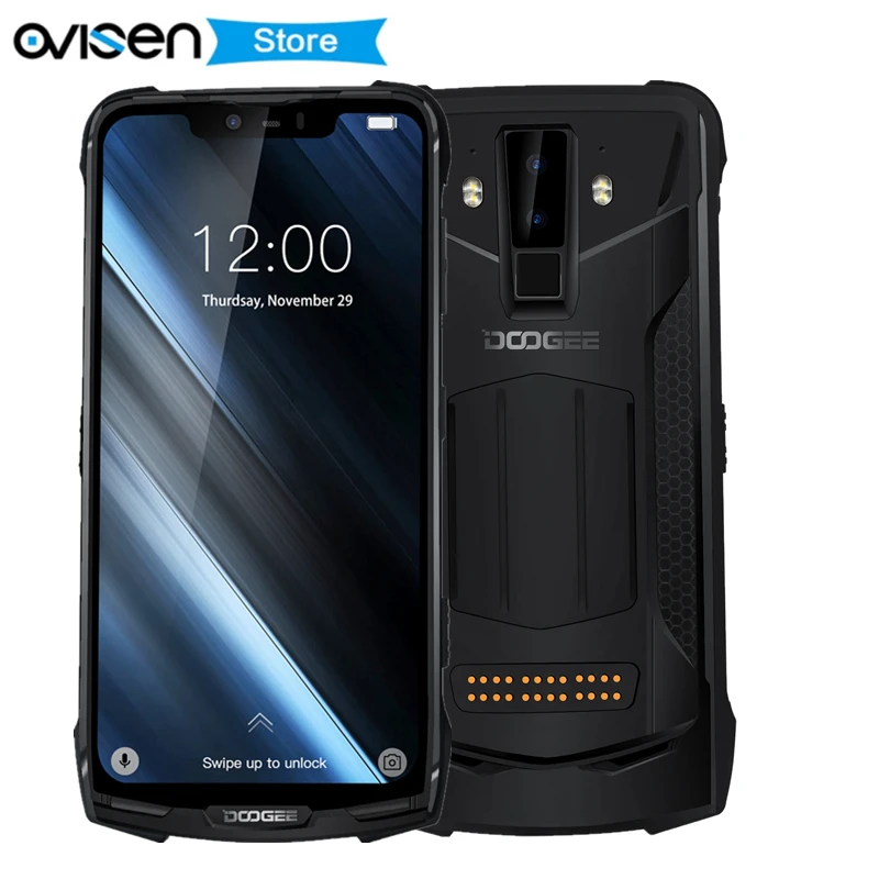 DOOGEE S90 Global 4G смартфон MT6771 6 ГБ 128 18 &quot5500 мАч 16MP IP68/IP69K водонепроницаемый OTG NFC PTT Walkie