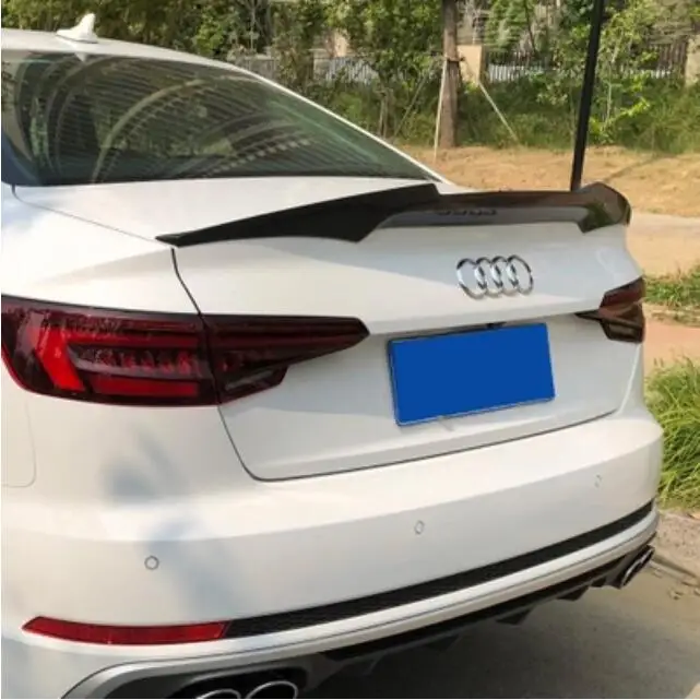 Углеродное волокно заднего крыла багажник выступ Спойлеры для AUDI A5 S5 RS5 2017 2018 2019