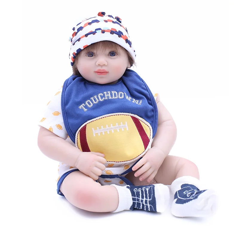 Коллекционные 20 дюймовые куклы reborn babies реалистичные мягкие силиконовые 50 см для