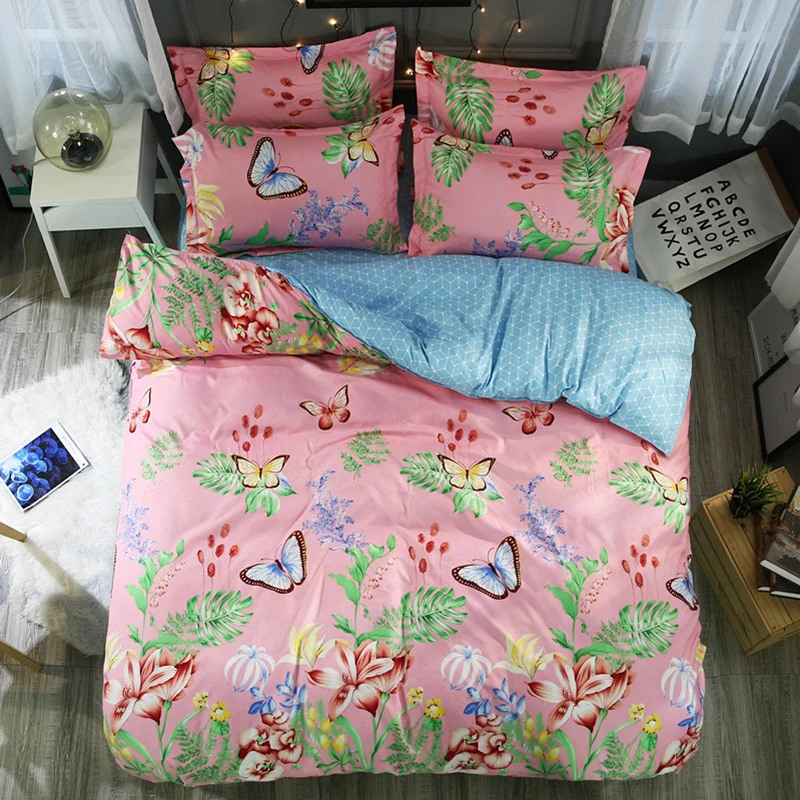 AB сбоку пододеяльник Постельное белье Стёганое Одеяло Мягкий Чехол на подушку