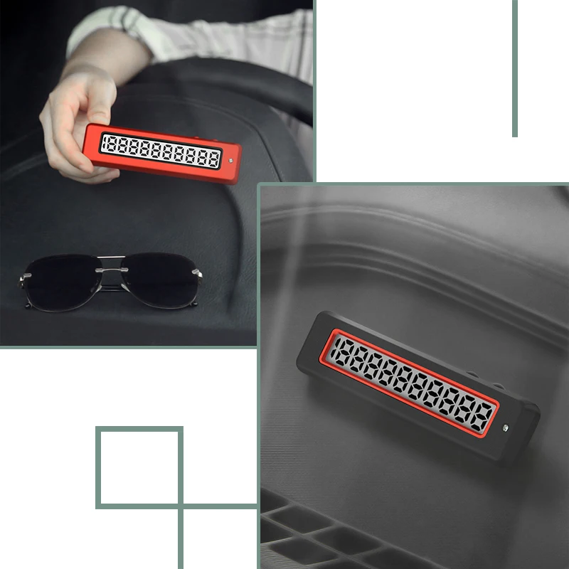 Автомобильная парковочная карточка для салона автомобиля