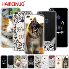 HAMEINUO чехол для телефона с изображением милого котенка huawei Ascend P7 P8