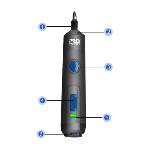 PROSTORMER 4 в Мини электрическая отвертка набор USB перезаряжаемая умная Беспроводная электрическая отвертка ручка с 32+ 1 Набор бит