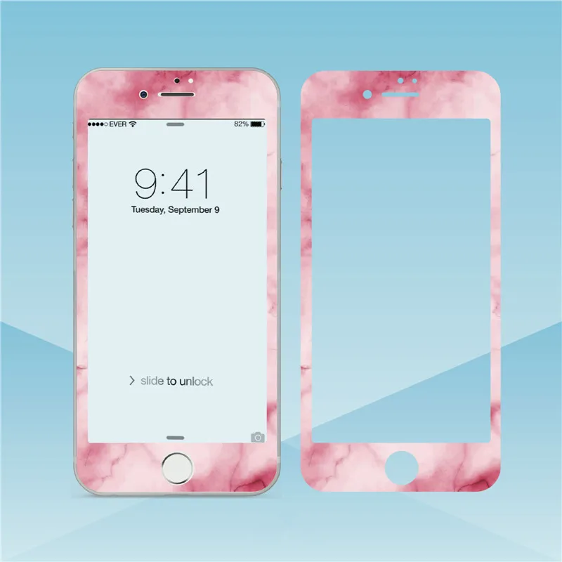 Цветное закаленное стекло для iPhone 11 Pro Max 8 7 plus 3D экран с мягкими краями протектор для iPhone 6 6s полное покрытие защитное стекло