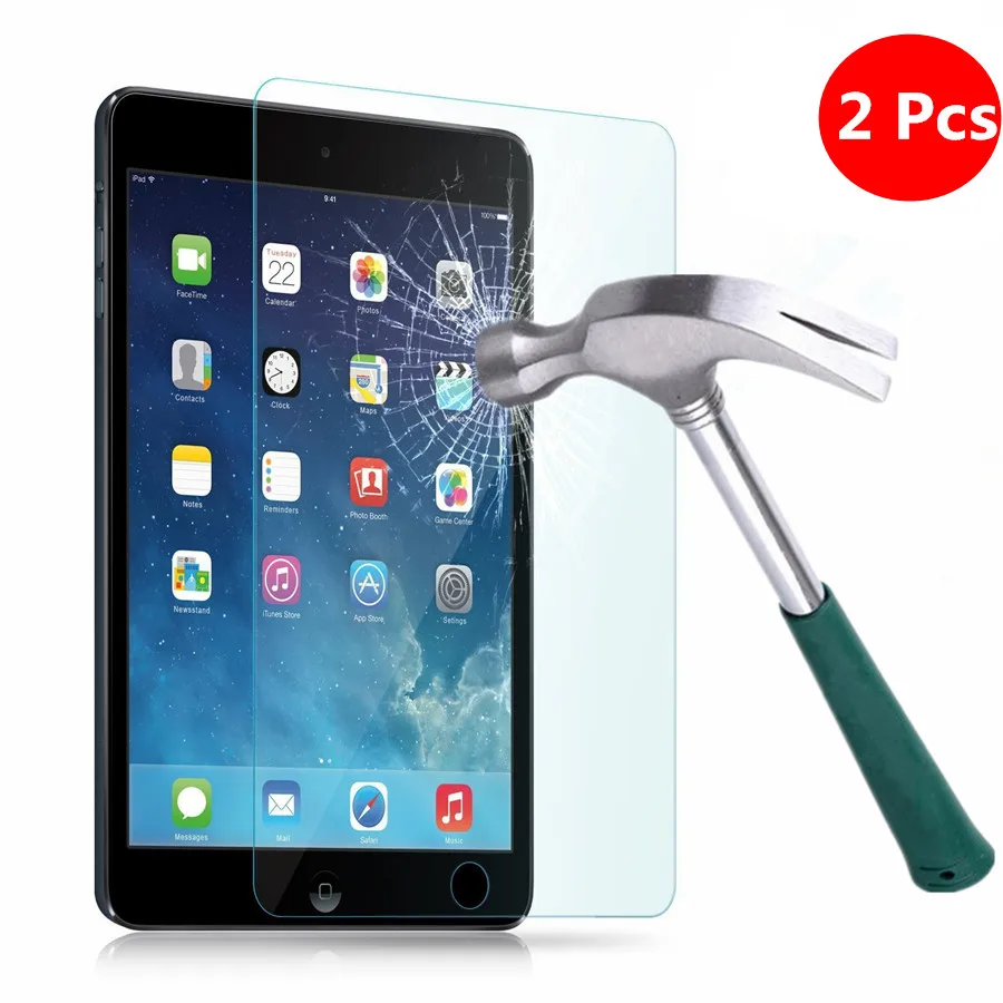 2 шт./лот Защитная пленка для экрана планшета ipad 3 4 9 7 ''закаленное стекло Apple mini 1