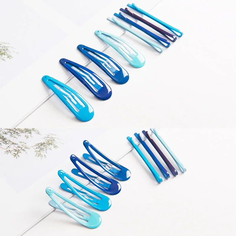 

Hot Sale 8pcs/set Safe BB Clips Barrettes Hair Clip Cute Gradient Colors Girls Hair Accessories