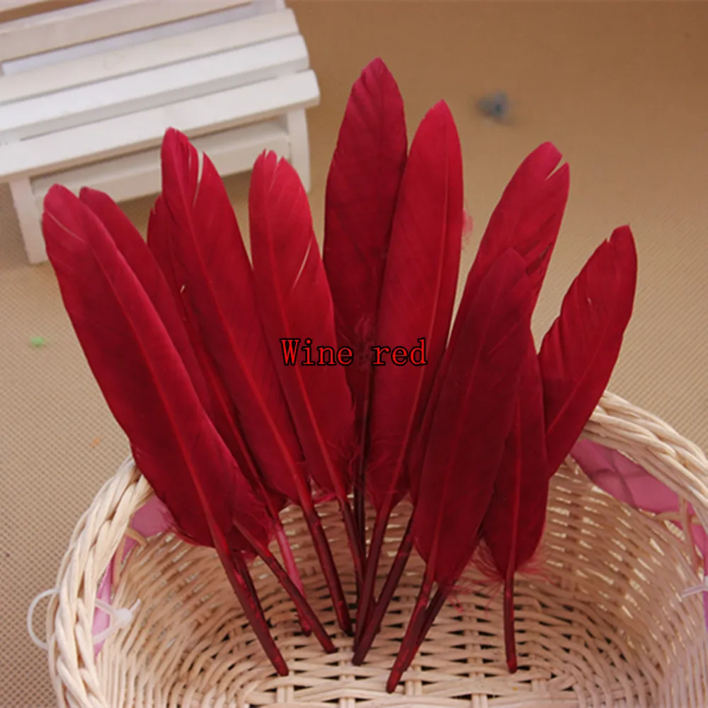 Новинка 25 шт./лот красивое гусиное перо 4-6 дюймов 10-15 см сделай сам бесплатная