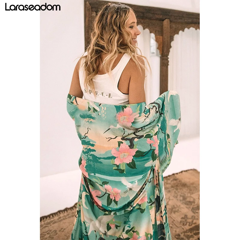 Хлопковое длинное пляжное платье saida de Praia Пляжная накидка кафтан саронг Vestido