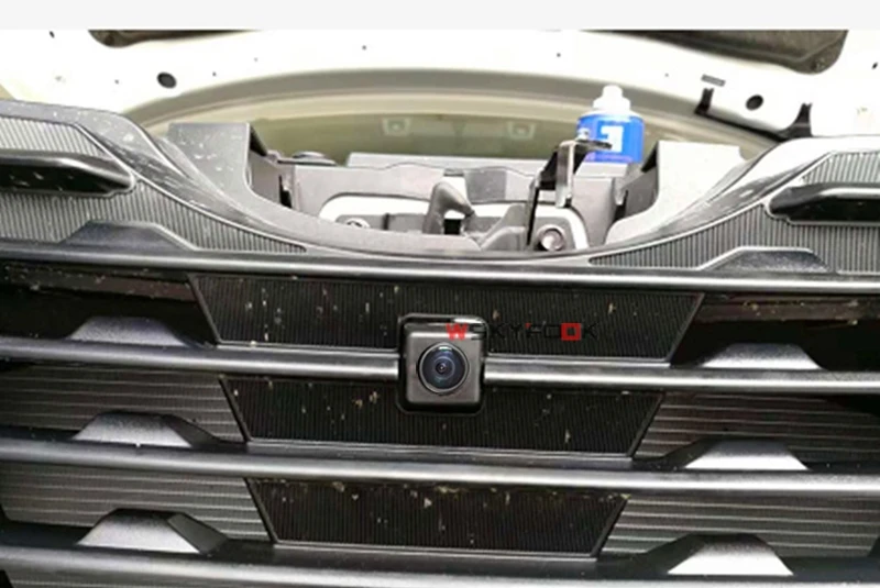 180deg CCD HD Автомобильная Передняя Марка Логотип камера для Audi A6L A4L передняя решетка камеры вид спереди надежная камера широкий угол